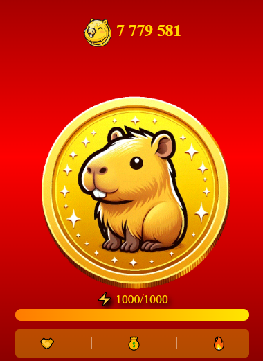 CAPIBARA COIN Clicker App